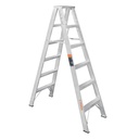 Escalera de tijera doble, tipo ll, 5 peldaños, TRUPER ESTD-25