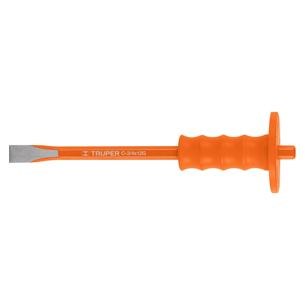 Cincel de corte frío 3/4 X 12' con grip, Truper C-3/4X12G