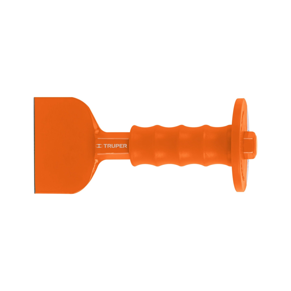 Cincel ladrillero 3-1/2 X 8' con grip, TRUPER CL-3-1/2X8G