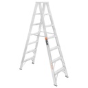 Escalera de tijera doble, tipo ll, 6 peldaños, TRUPER ESTD-26