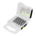 Estuche con 5 puntas torx T15 con seguro largo 1', EXPERT PUDE-6115