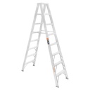 Escalera de tijera doble, tipo ll, 7 escalones, TRUPER ESTD-27