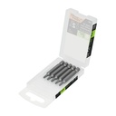 Estuche con 5 puntas torx T15 con seguro largo 2', EXPERT PUDE-6215