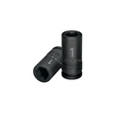 Dado largo de impacto de 1', 6 puntas, cuadro 3/4', TRUPER D-7516-L