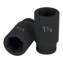 Dado largo de impacto de 1-3/8', 6 puntas, cuadro 3/4' D-7522-L