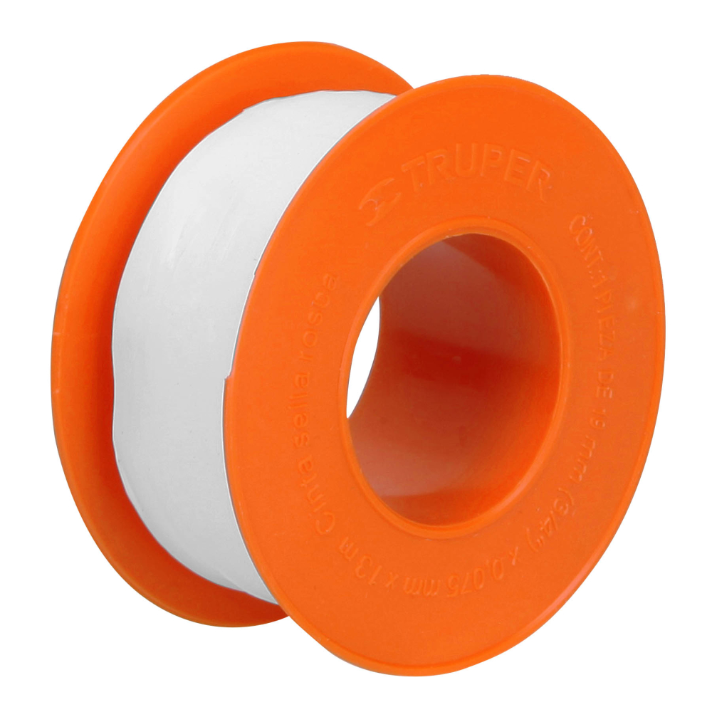 Cinta sella roscas 3/4' x 13m, uso general, TRUPER CTF-3/4X13