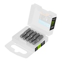 Estuche con 5 puntas hexagonales de 5 mm largo 1', EXPERT PUDE-7105