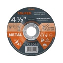 Disco Tipo 42 de 4-1/2' x 3.2 mm para corte de metal, TRUPER ABT-556