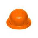 Casco de seguridad ala ancha, naranja, TRUPER CAS-NX