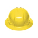 Casco de seguridad ala ancha, amarillo, TRUPER CAS-AX
