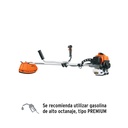 Desmalezadora a gasolina 63 cc mango tipo 'bici', 17' corte DES-63