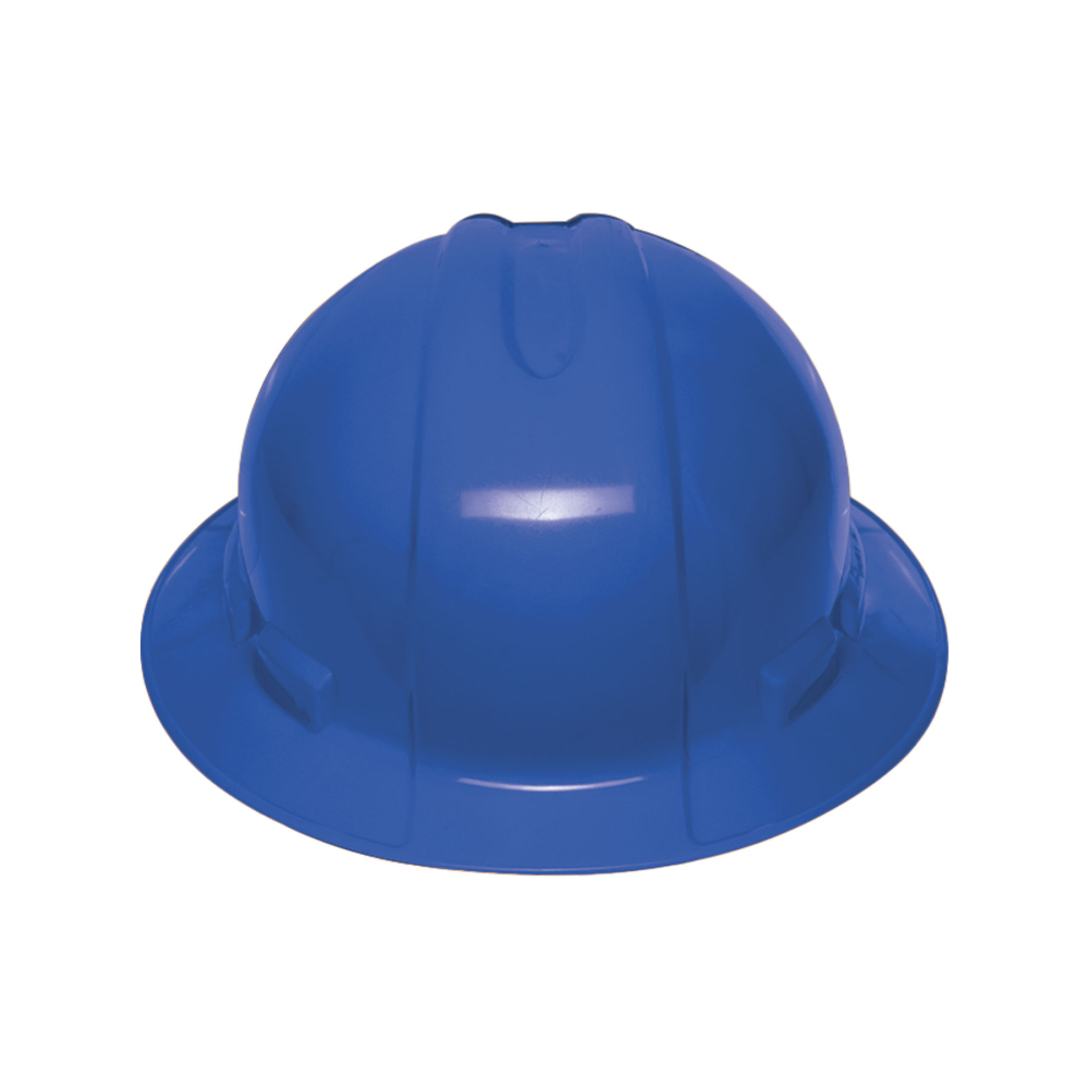 Casco de seguridad ala ancha, azul, TRUPER CAS-ZX