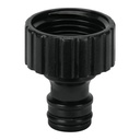 Conector 3/4' rápido hembra de ABS, sistema click, TRUPER CLICK-F