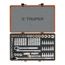 Juego de 64 herramientas cuadro 1/2' std y mm para mecánico JD-1/2X64MP