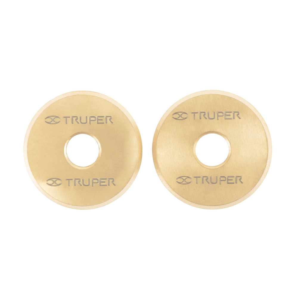 Repuesto 2 cuchillas titanio para cortador, 22 mm, TRUPER REP-CAZ-2