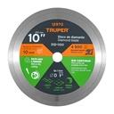 Disco de diamante de 10' x 2.2 mm, rin continuo, TRUPER DID-1100