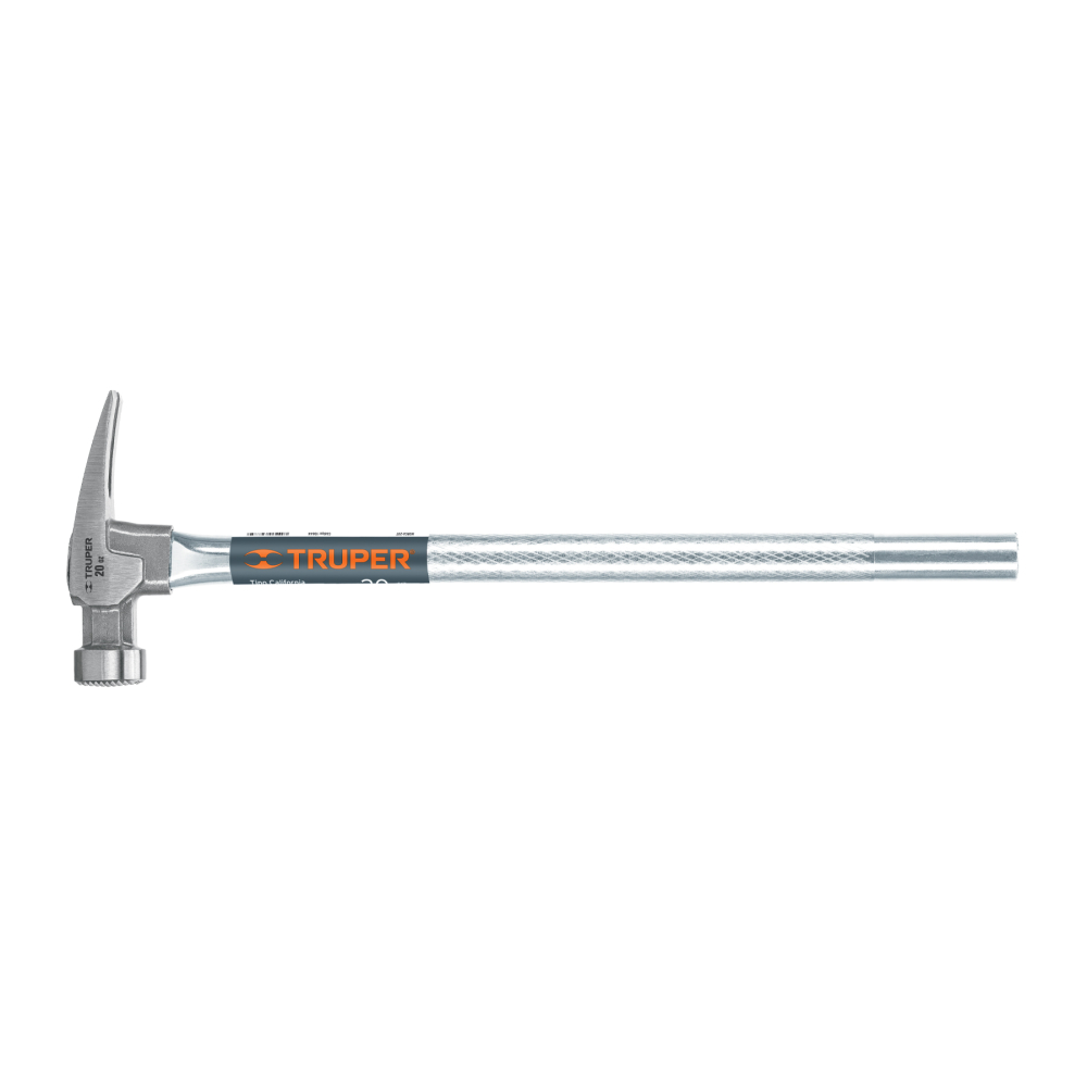 Martillo tubular 20 oz uña California Ripper, cara fresada MORCA-20T
