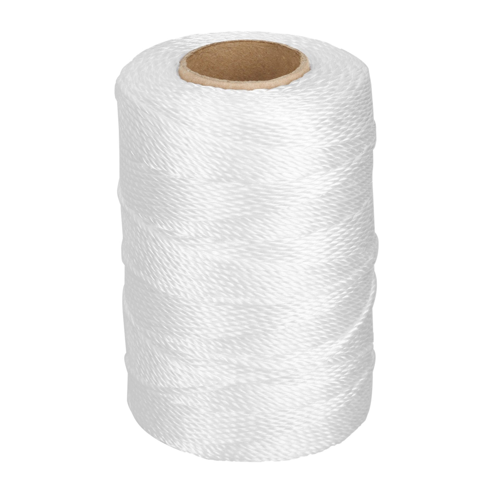 Carrete con 165 m de hilo para albañil blanco, TRUPER HIL-165