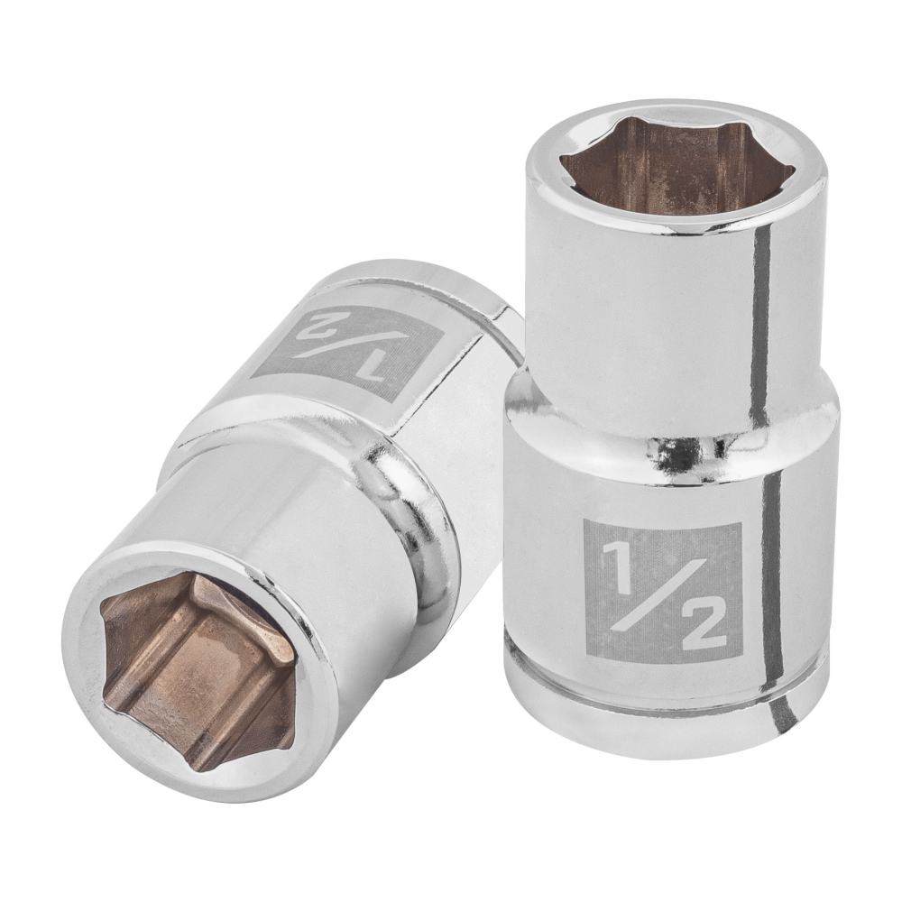 Dado de 1/2', 6 puntas, cuadro 1/2', TRUPER D-1216-H