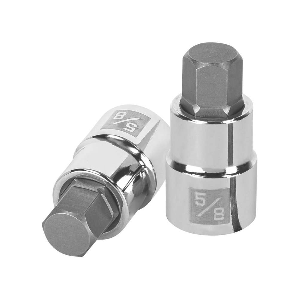Dado punta hexagonal de 5/8', cuadro 1/2', TRUPER D-1241-5/8