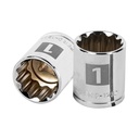 Dado de 1', 12 puntas, cuadro 1/2', TRUPER D-1232