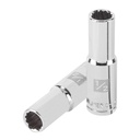 Dado largo de 1/2', 12 puntas, cuadro 1/2', TRUPER D-1216-EL