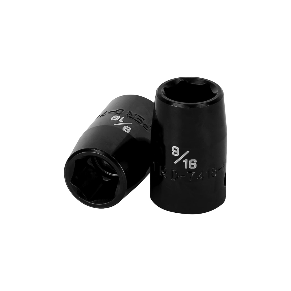 Dado de impacto de 9/16', 6 puntas, cuadro 1/2', TRUPER D-7418-H