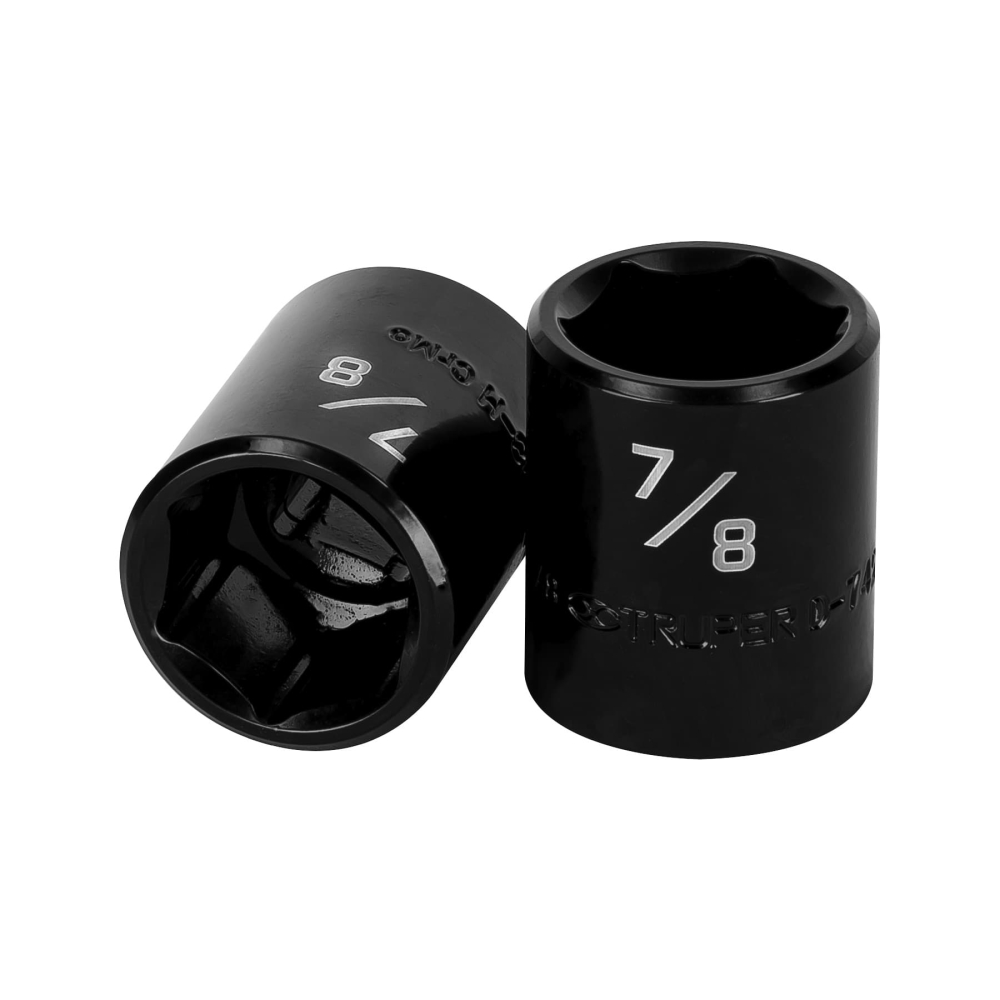 Dado de impacto de 7/8', 6 puntas, cuadro 1/2', TRUPER D-7428-H