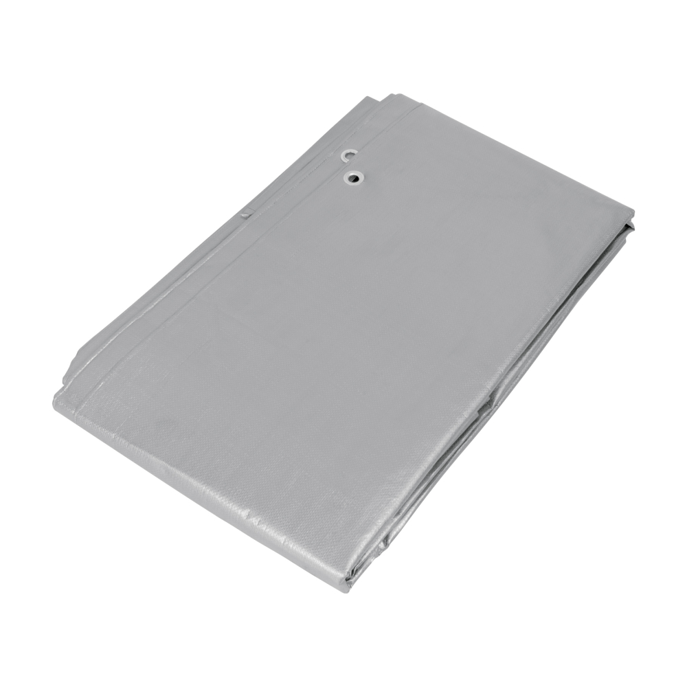 Lona de polietileno reforzada 3 x 5 m, gris, 180g/m2, TRUPER LT-35