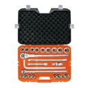 Juego de 23 herramientas cuadro 3/4' mm para mecánico JD-3/4X24M