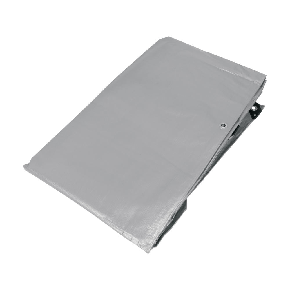 Lona de polietileno reforzada 4 x 7 m, gris, 180g/m2, TRUPER LT-47