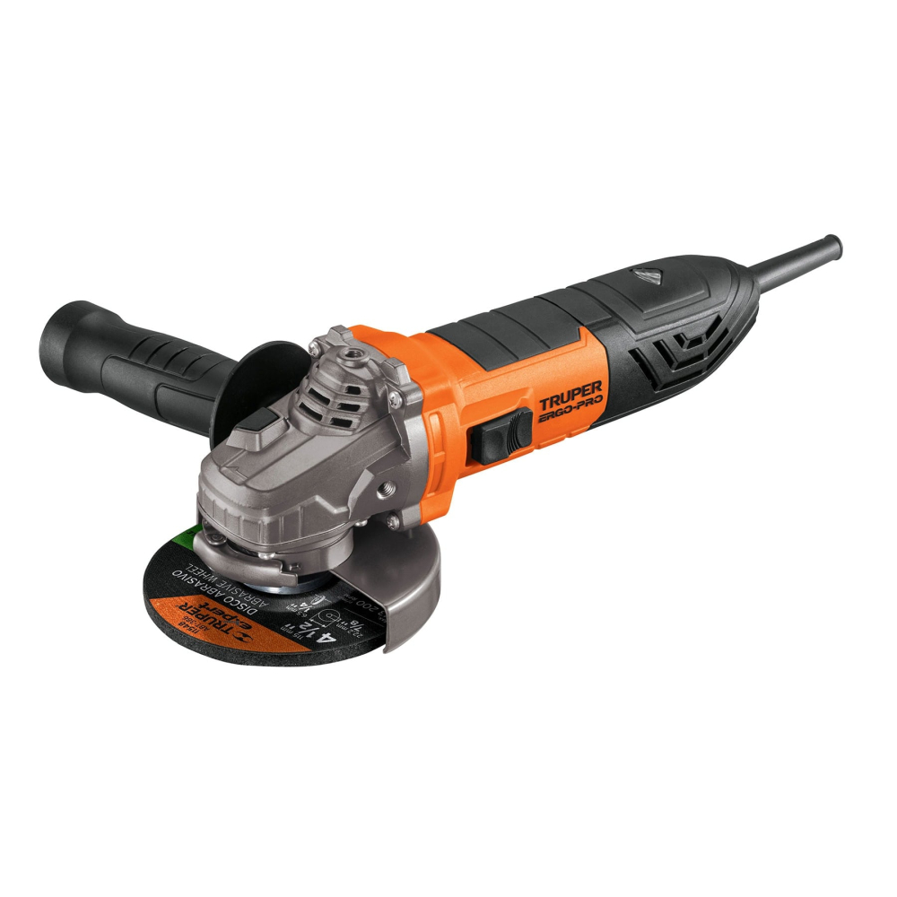 Esmeriladora angular 4-1/2', 750W, TRUPER ERGO PRO ERGO-4570