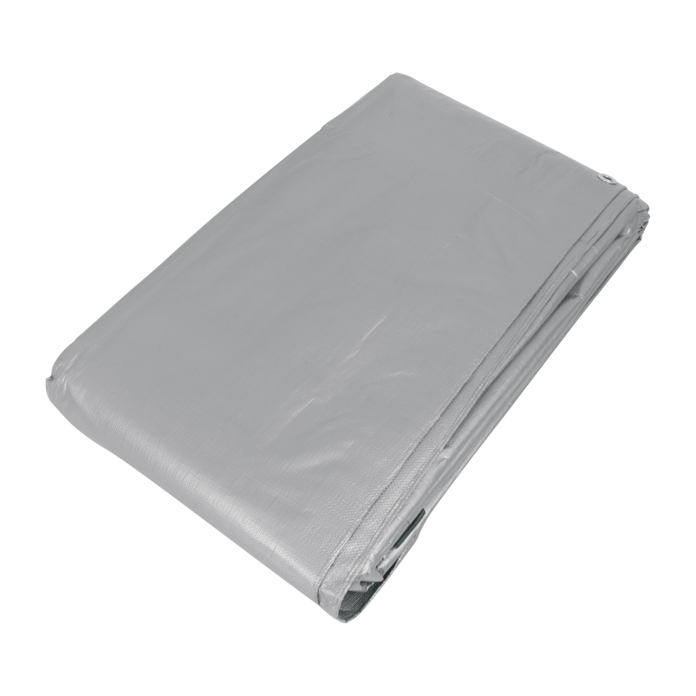 Lona de polietileno reforzada 5 x 7 m, gris, 180g/m2, TRUPER LT-57