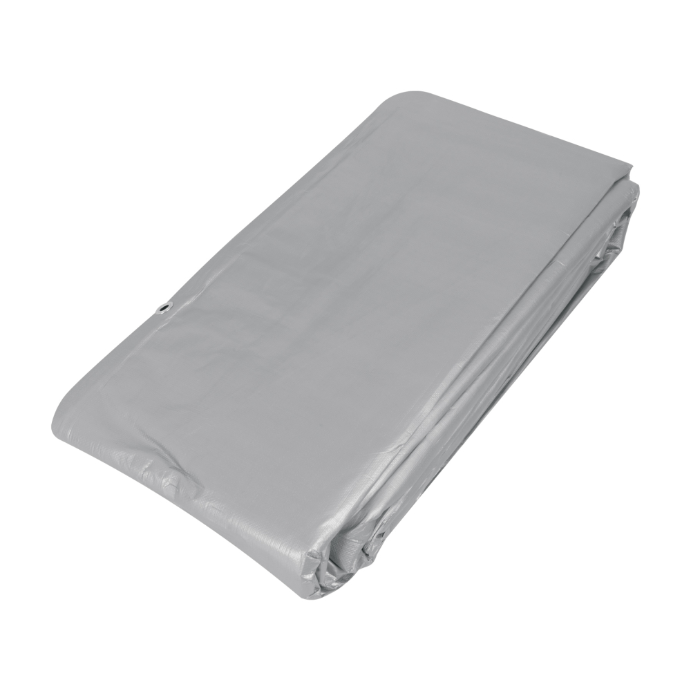 Lona de polietileno reforzada 6 x 9 m, gris, 180g/m2, TRUPER LT-69