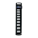 Juego de 9 dados cuadro 3/8' mm, TRUPER JD-3/8X9M
