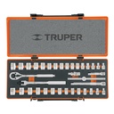 Juego de 36 herramientas cuadro 3/8' std y mm para mecánico JD-3/8X36MP