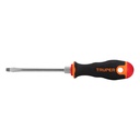 Desarmador plano 3/16' x 4' mango Comfort Grip, TRUPER DR-3/16X4B