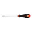 Desarmador plano 1/4' x 6' mango Comfort Grip, TRUPER DR-1/4X6B