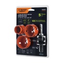 Juego de 4 brocasierras bimetálicas y 1 mandril, Expert KITB-5X