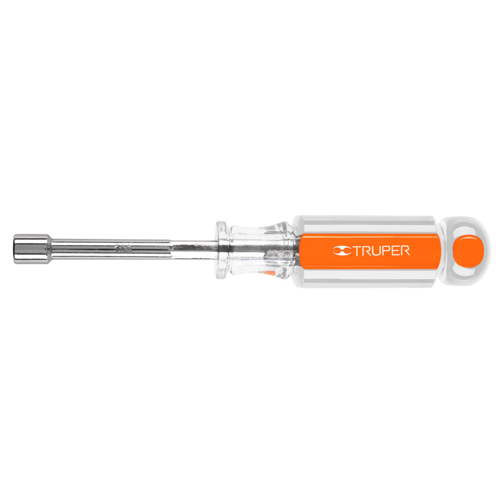 Desarmador de caja 1/4' mango de acetato, Truper DJ-1/4