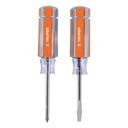 Dúo de mini desarmadores mango de acetato, TRUPER DES-MINI-2