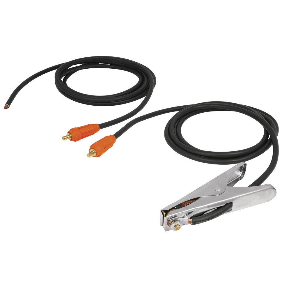 Cables con pinza a tierra p/SOT-250A y 250C, 300 A, TRUPER CAB-300