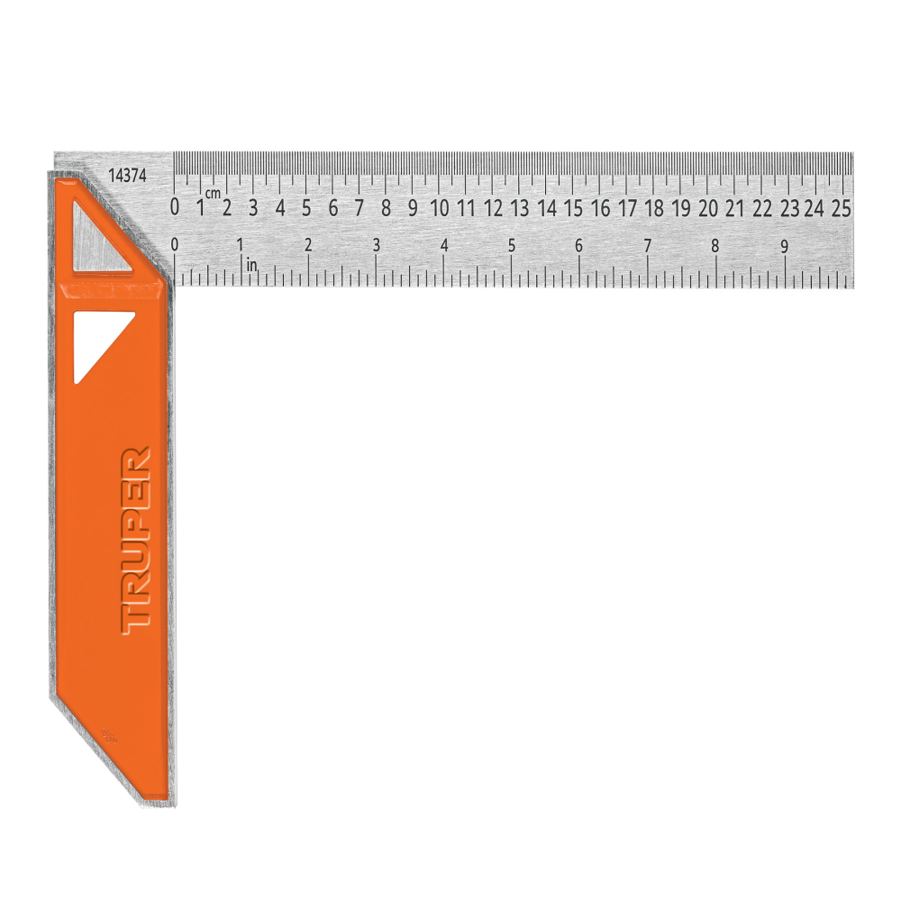 Escuadra 10' para carpintero con mango 100% de aluminio EC-10