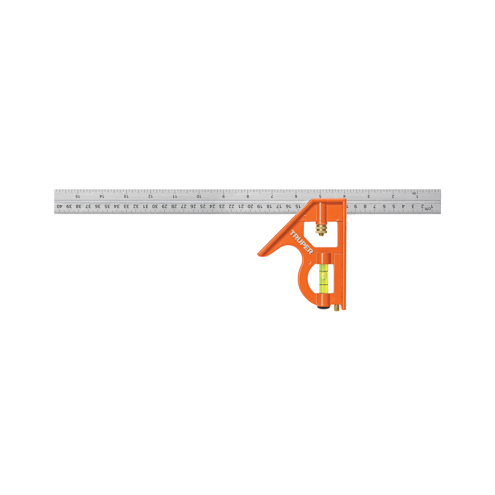 Escuadra 16' de combinación con punzón para marcar, TRUPER ECT-16