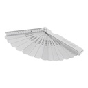 Calibrador de 15 hojas std / mm, TRUPER CAL-15