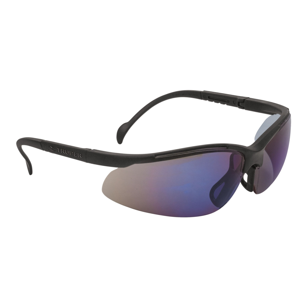 Lentes de seguridad panorámicos espejo azul, TRUPER VISION LEDE-EZ