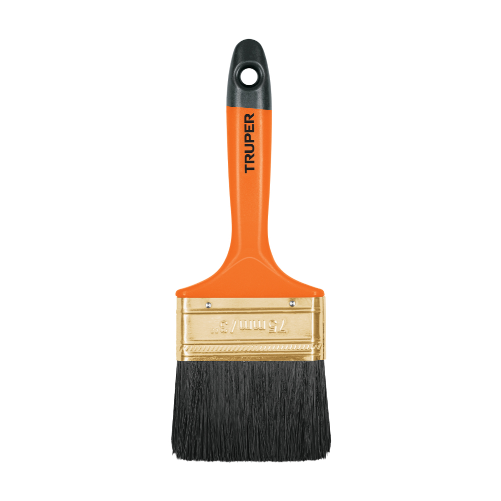 Brocha profesional de 3' con mango de plástico, TRUPER BRT-3
