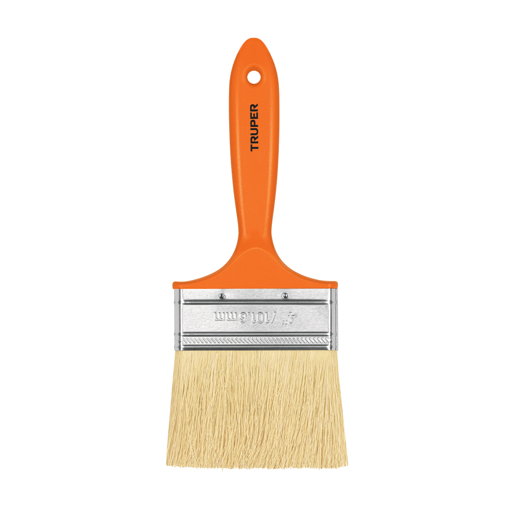 Brocha para encalar e impermeabilizar de 4', mango plástico BREN-4