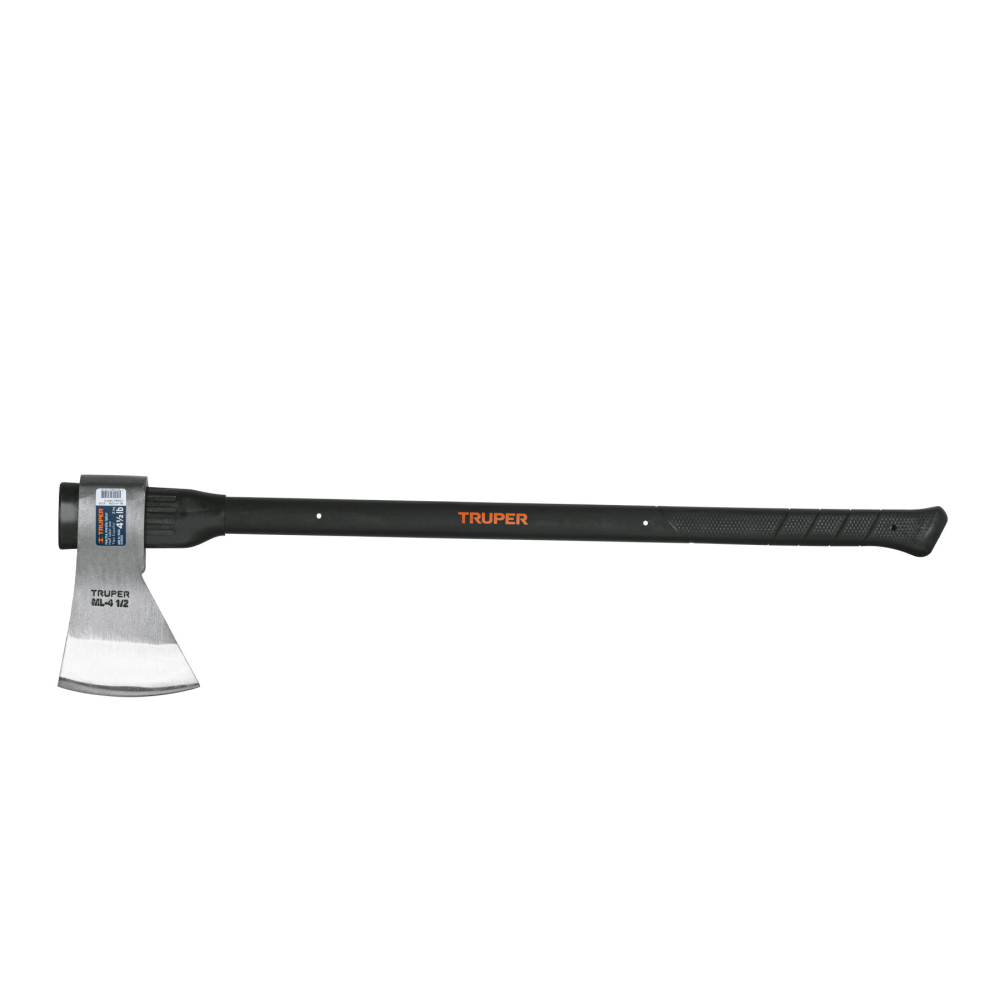 Hacha media labor 4-1/2 lb, mango fibra de vidrio 36',TRUPER ML-4-1/2M