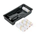 Kit de rodillo para pintar, 4' (maneral, charola y 5 felpas) KIT-ROPI-420N